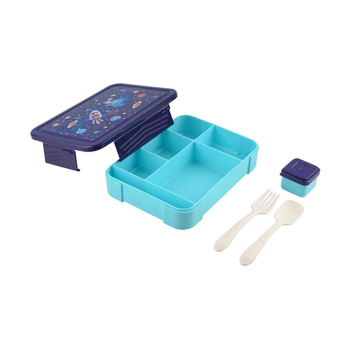 ΠΑΙΔΙΚΟ ΦΑΓΗΤΟΔΟΧΕΙΟ SAVE THE AEGEAN 1330ml ΜΕ 5 ΘΗΚΕΣ SOLAR JUMP - Image 3