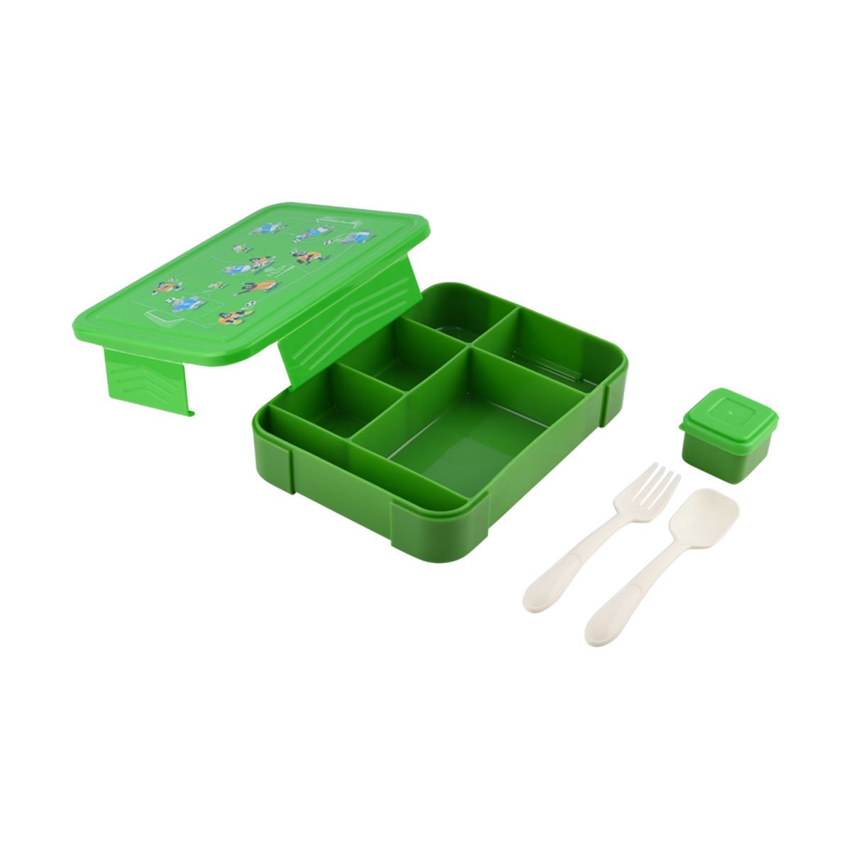 ΠΑΙΔΙΚΟ ΦΑΓΗΤΟΔΟΧΕΙΟ SAVE THE AEGEAN 1330ml ΜΕ 5 ΘΗΚΕΣ JUNGLE KICK - Image 3