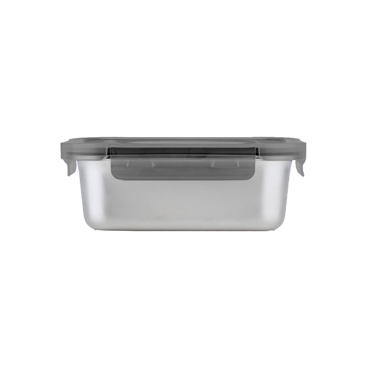 ΦΑΓΗΤΟΔΟΧΕΙΟ ΑΝΟΞΕΙΔΩΤΟ 1200ml ΜΕ ΠΛΑΣΤΙΚΟ ΚΑΠΑΚΙ - Image 2