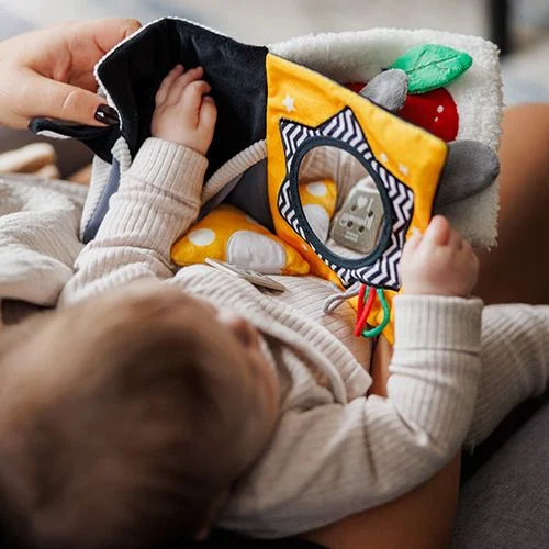 BabyOno: Κρεμαστό βρεφικό Υφασμάτινο Βιβλίο για μωρά 0+ μηνών - Image 3