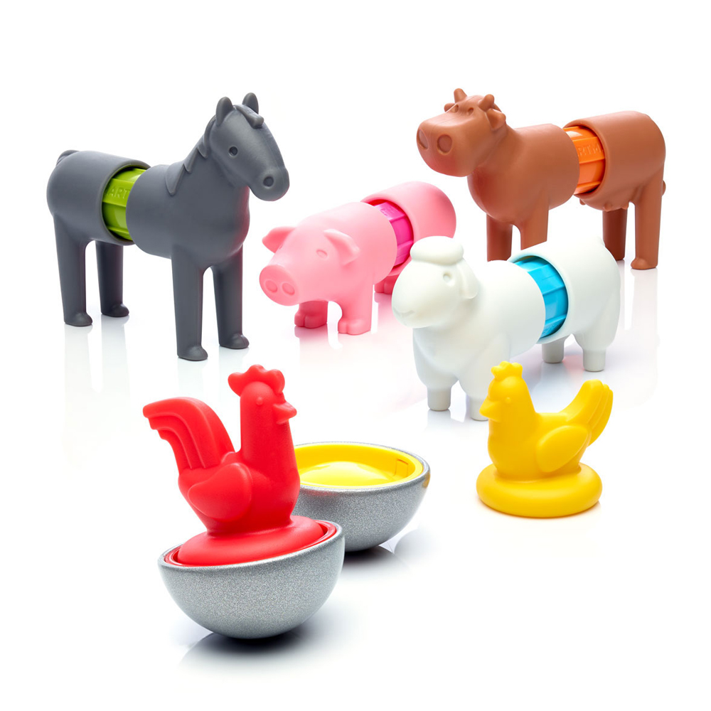 SmartMax κατασκευές με μαγνήτη Ζωάκια της Φάρμας - Image 2