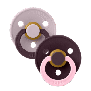 Alternative view of BIBS ΣΕΤ ΠΙΠΙΛΕΣ 2ΤΜΧ – COLOUR – FUSION DUSKY LILAC/PLUM – ΣΤΡΟΓΓΥΛΗ No1