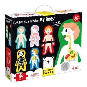 SUUUPER SIZE PUZZLES MY BODY 3+