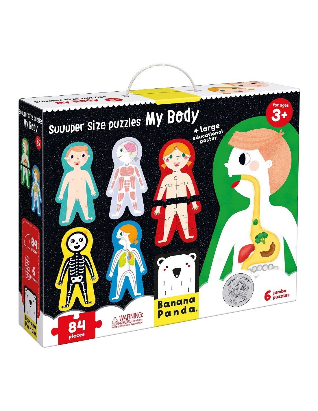 SUUUPER SIZE PUZZLES MY BODY 3+