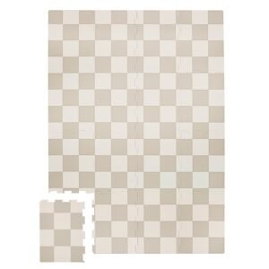 3Sprouts Παζλ δαπέδου 170x123εκ, EVA Foam Chekerboard/Beige
