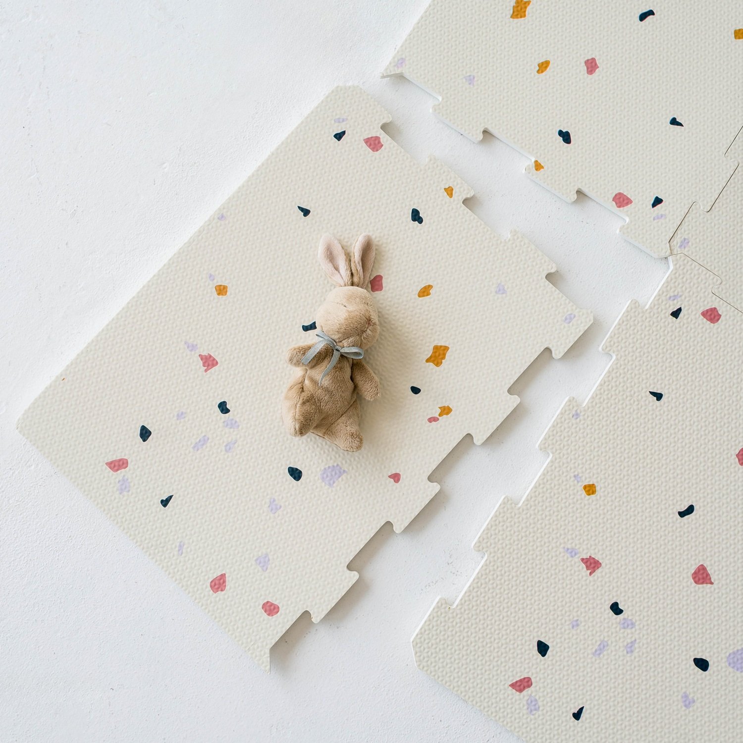 3Sprouts Παζλ δαπέδου 170x123εκ, EVA Foam Terrazzo/Cream - Image 2