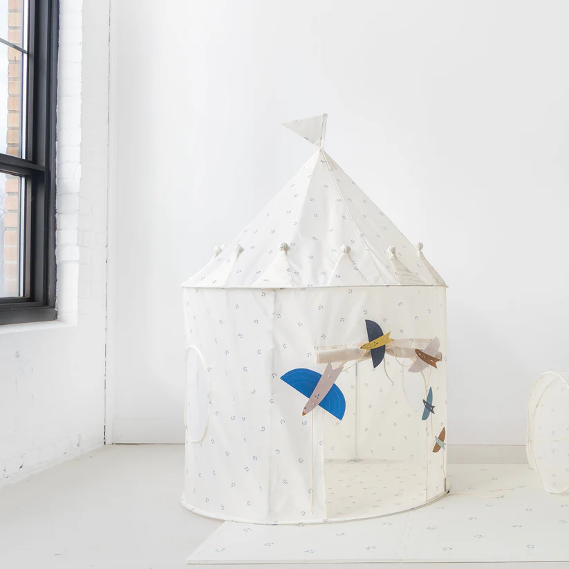 3Sprouts Σκηνή Παιχνιδιού από ανακυκλωμένο ύφασμα, Ivory - Image 2