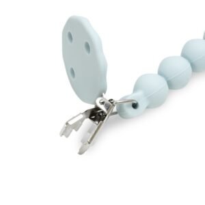 Alternative view of Interbaby Αλυσίδα Στήριξης Πιπίλας Σιλικόνης Grey Blue