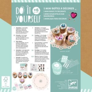 Alternative view of Djeco DIY φτιάχνω τα δικά μου μικρά κουτάκια με πετραδάκια