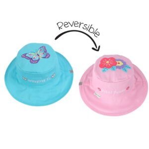 Καπέλο Διπλής Όψης Butterfly/Floral - 2-4y