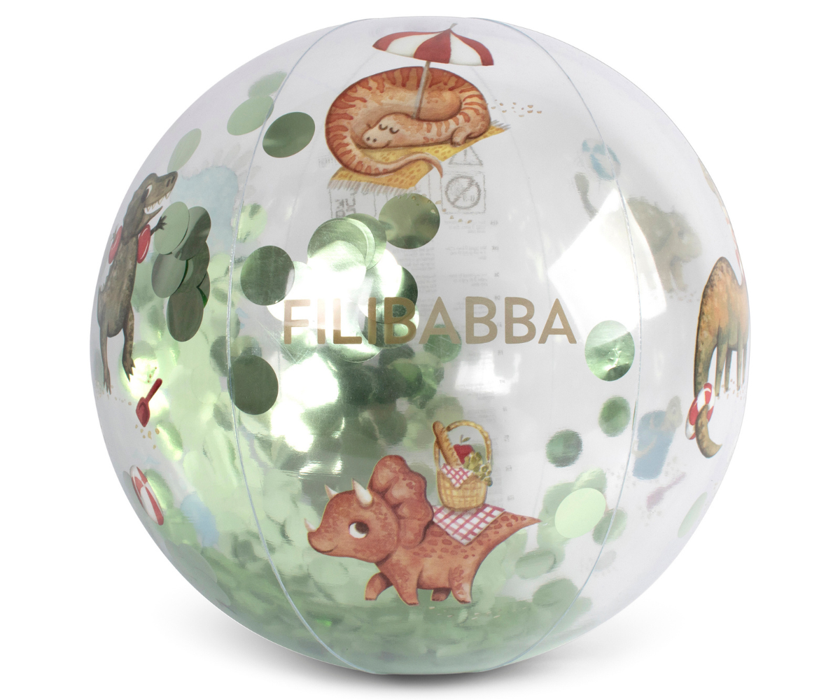 Filibabba – Beach Ball – Dino Beach Confetti
