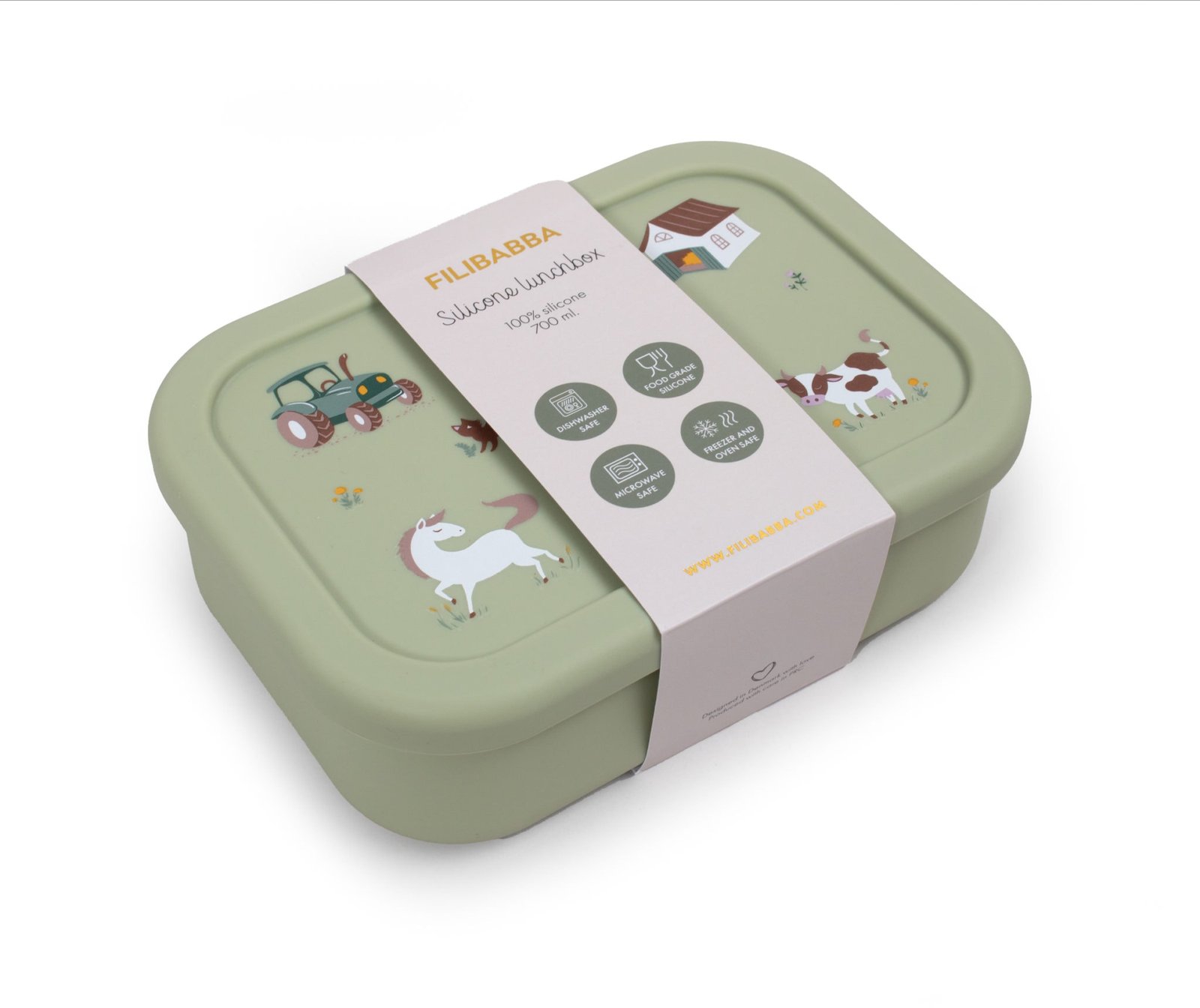 Filibabba Lunch Box – Bog Green - Image 5