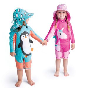 Alternative view of Zoocchini Surf Suit UPF50 Unicorn 6-12m