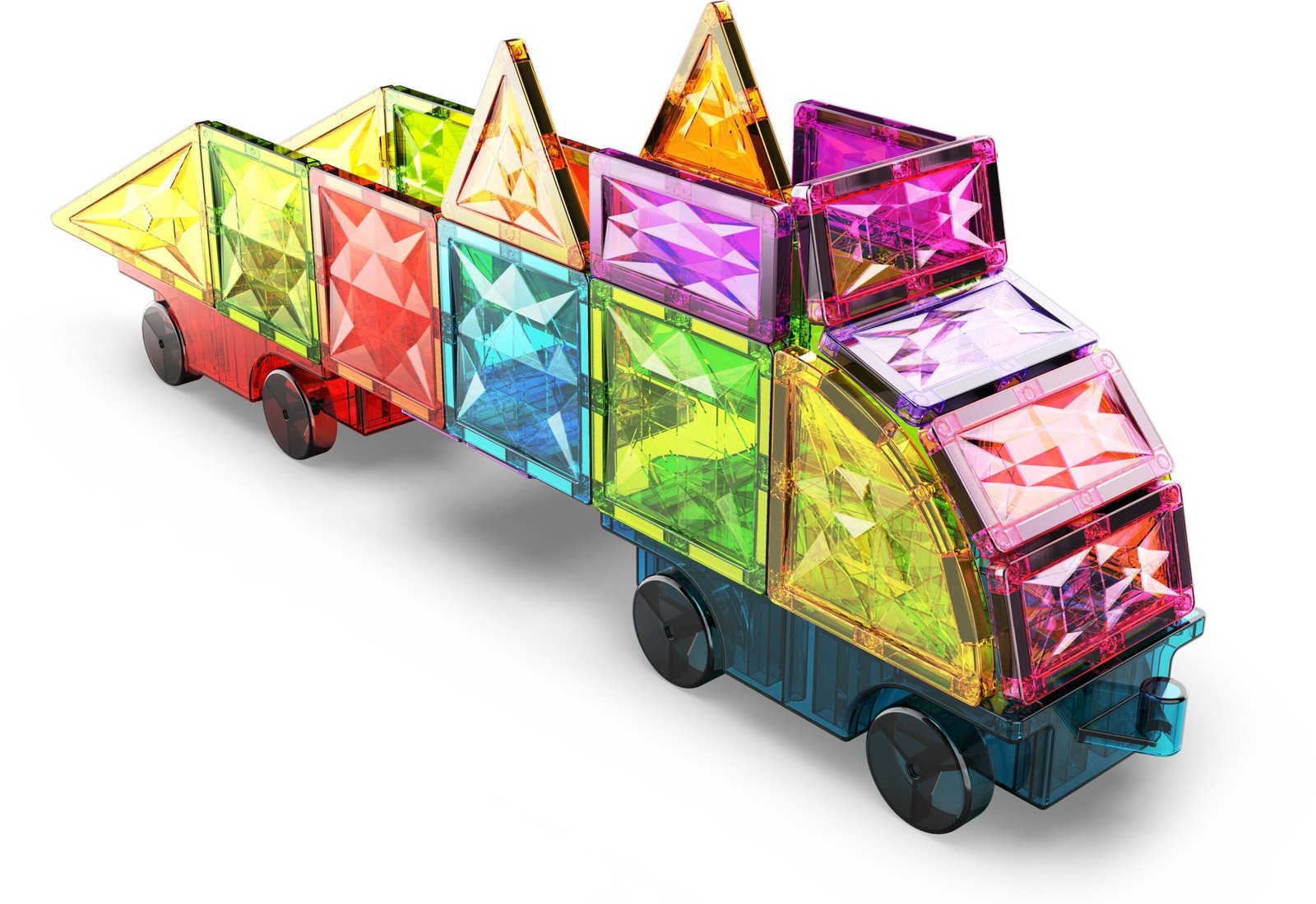 Geomag Magnetic Tiles Gems Vehicles 24pcs. (PF.224.211.00) - Image 3