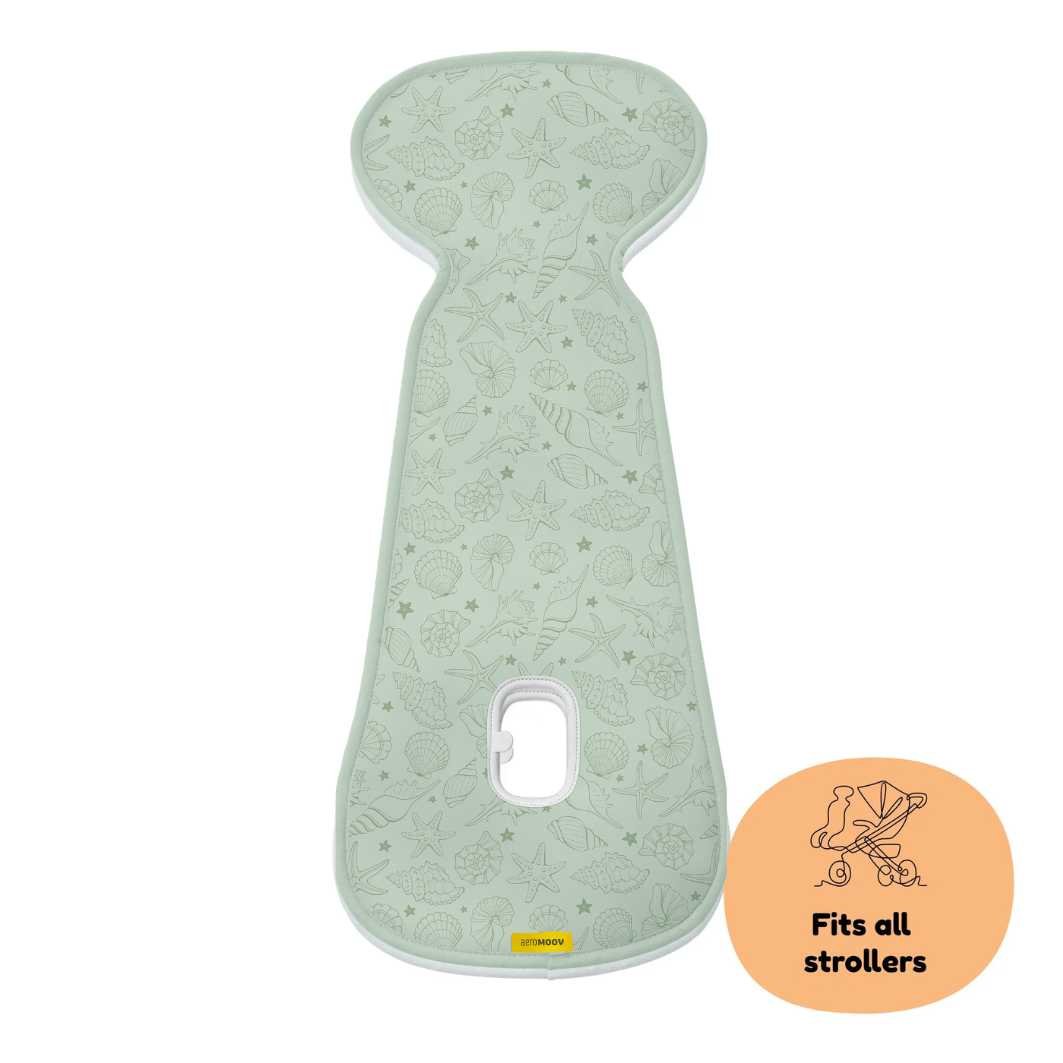 Aeromoov Αντι-ιδρωτικό κάλυμμα για καρότσι Air Layer Seashell Olive - Image 3