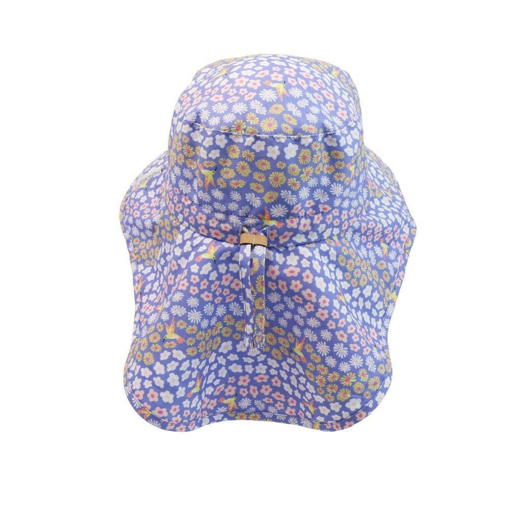 Flapjack Cape Sunhat UPF50+ Floral Field 2-4 ετών - Image 2