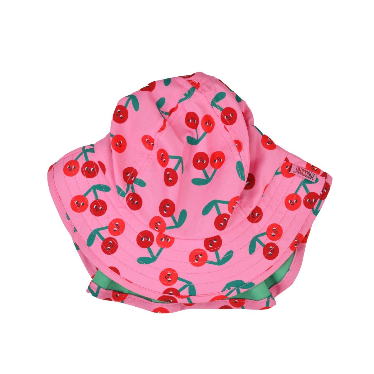 Zoocchini Cape Sunhat UPF50 Cherry 2-4y - Image 4