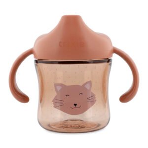 SIPPY CUP WITH HANDLES - MRS. CAT