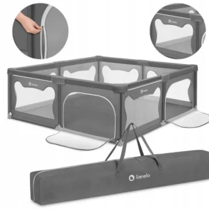 Lionelo Willow Πάρκο Gray Congrete 207x187cm