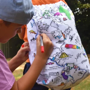 Alternative view of World Map Backpack