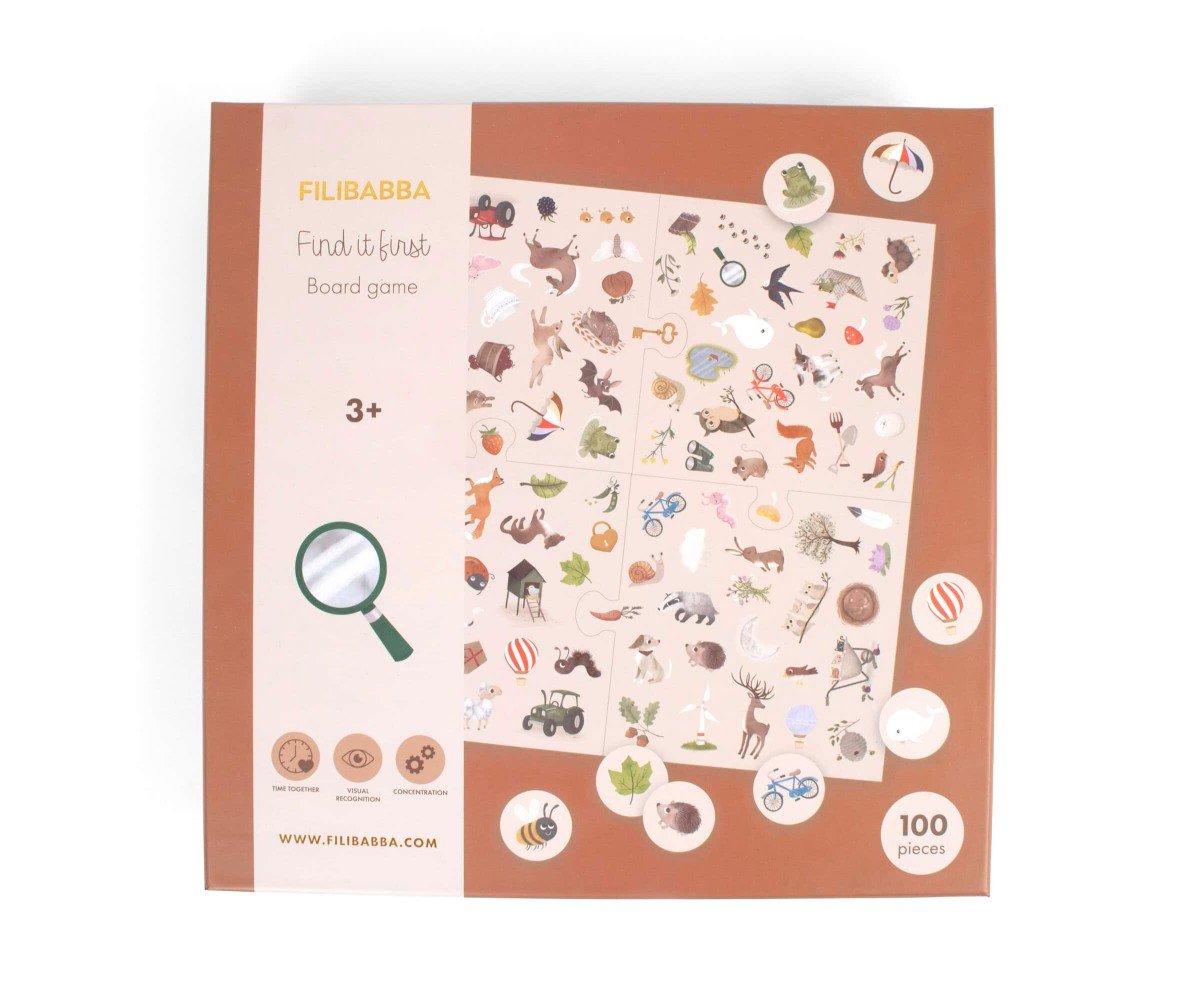 Filibabba Who Finds it First? Board Game
