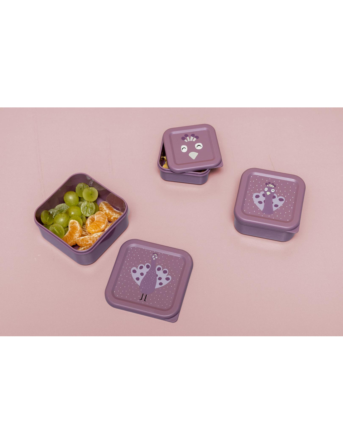 SNACK BOX NESTING - 3PCS - MRS. PEACOCK - Image 3