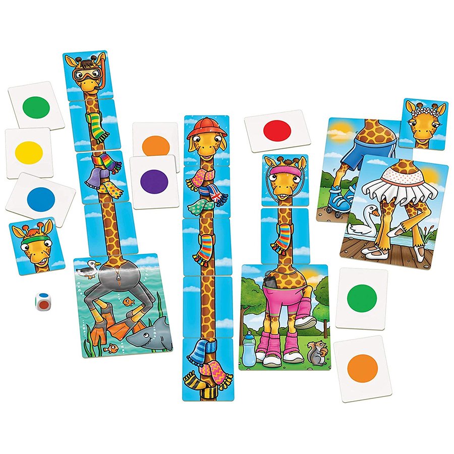 Orchard Toys Εκπαιδευτικό Επιτραπέζιο Παιχνίδι "Καμηλοπαρδάλεις με κασκόλ" Για Παιδιά 4-7 ετών - Image 2