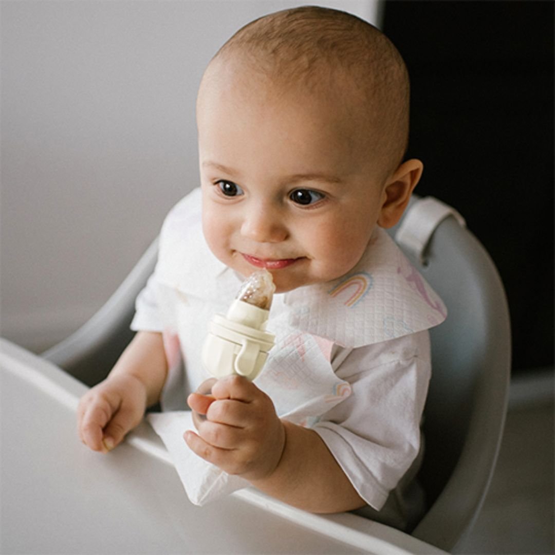 BabyOno: Βρεφικός τροφοδότης φαγητού με 2 εξαρτήματα - Μπεζ - Image 5