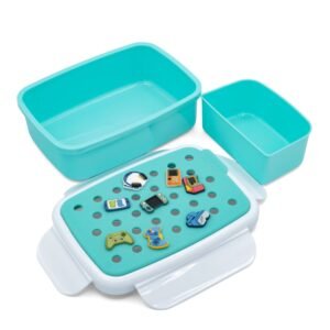 Alternative view of Melii – Bento Φαγητοδοχείο με Charms Μπλε