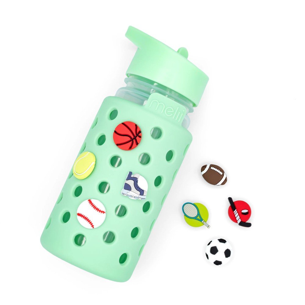 Melii – Παγούρι με Charms Πράσινο 450ml - Image 2