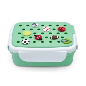 Melii – Bento Φαγητοδοχείο με Charms πράσινο
