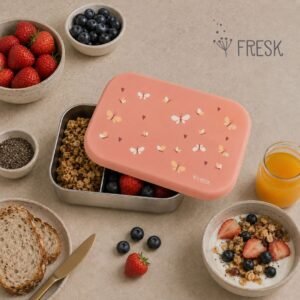 Fresk: Δοχείο Φαγητού με καπάκι σιλικόνης: Butterfly