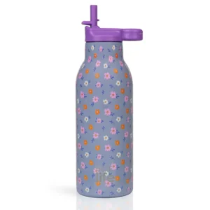 Flower Bloom Thermos 550ml | Με Εσωτερικό Καλαμάκι