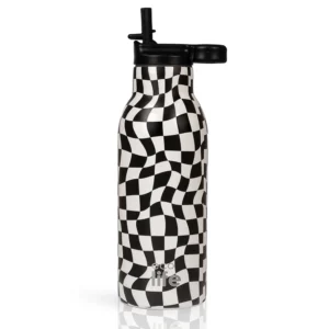 Black & White Thermos 550ml | Με Εσωτερικό Καλαμάκι