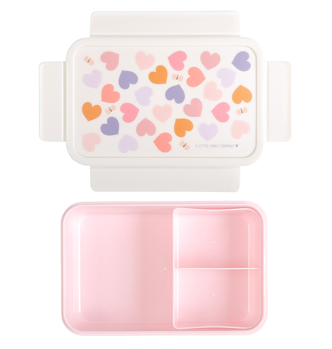 A little lovely company: Δοχείο φαγητού Bento με χωρίσματα- 1,2 L - Hearts - Image 3