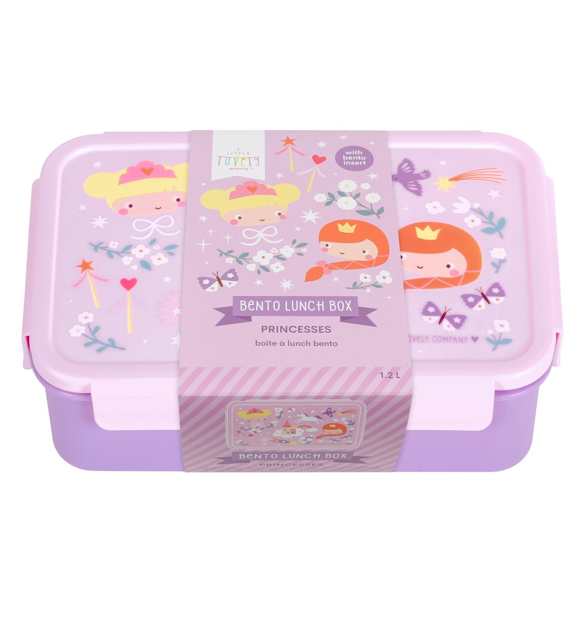 A little lovely company: Δοχείο φαγητού Bento με χωρίσματα- 1,2 L - Princesses - Image 6