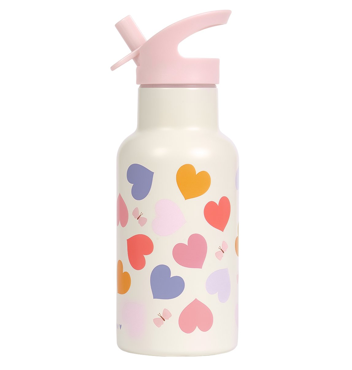 A Little Lovely Company: Μπουκάλι με διπλό τοίχωμα από ανοξείδωτο ατσάλι 350ml - Hearts - Image 4