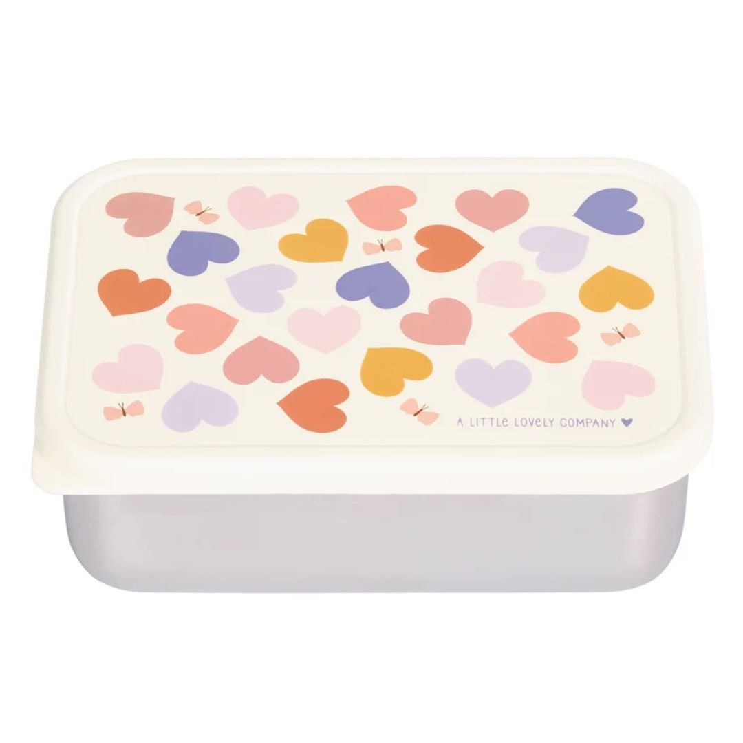 A little lovely company: Δοχείο φαγητού από ανοξείδωτο ατσάλι 900ml-Hearts - Image 4