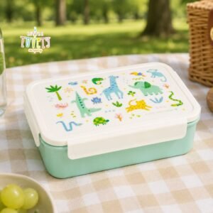 A little lovely company: Δοχείο φαγητού Bento με χωρίσματα- 1,2 L - Jungle