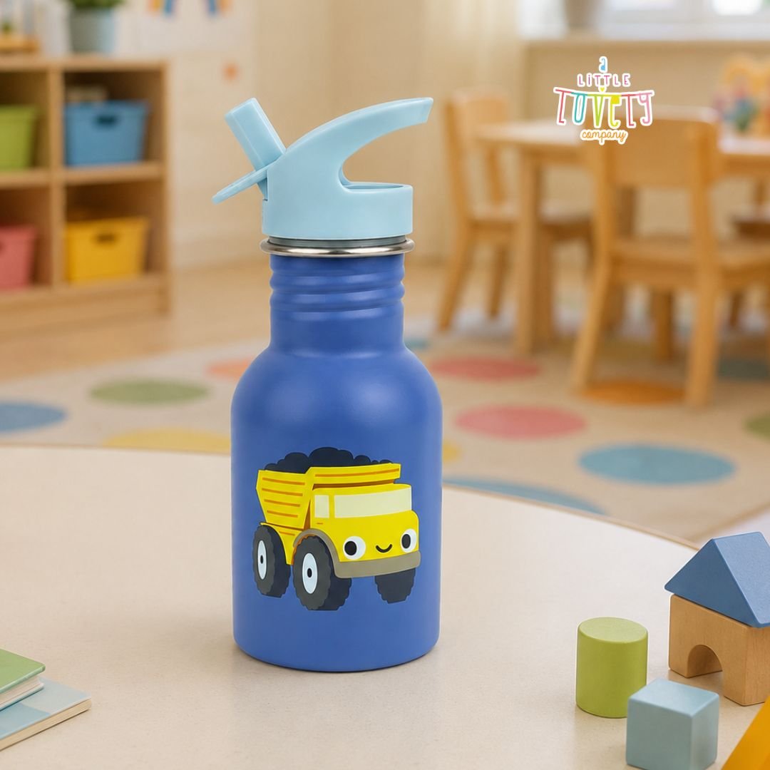 A Little Lovely Company Μπουκάλι από Ανοξείδωτο Ατσάλι 350ml – Dump truck