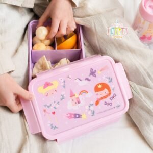 A little lovely company: Δοχείο φαγητού Bento με χωρίσματα- 1,2 L - Princesses