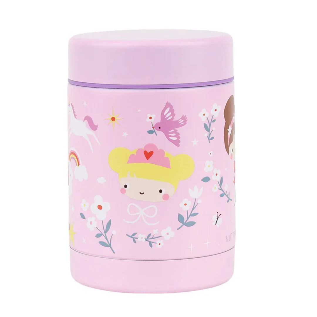 A little lovely company: Θερμός φαγητού από ανοξείδωτο ατσάλι 300ml-Princesses - Image 2
