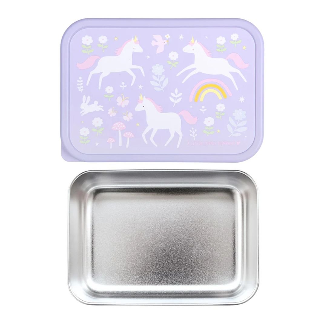 A little lovely company: Δοχείο φαγητού από ανοξείδωτο ατσάλι 900ml-Unicorn dreams - Image 3