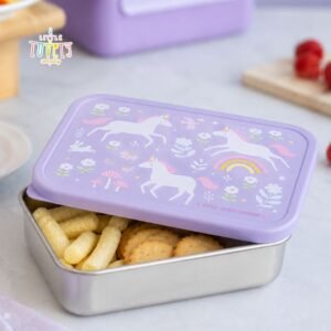 A little lovely company: Δοχείο φαγητού από ανοξείδωτο ατσάλι 900ml-Unicorn dreams