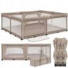 Lionelo Florence XL Easy Fold Πάρκο 180X200cm Beige Sand