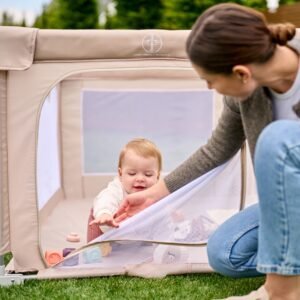 Alternative view of Lionelo Florence Easy Fold Πάρκο 150X180cm Beige Sand