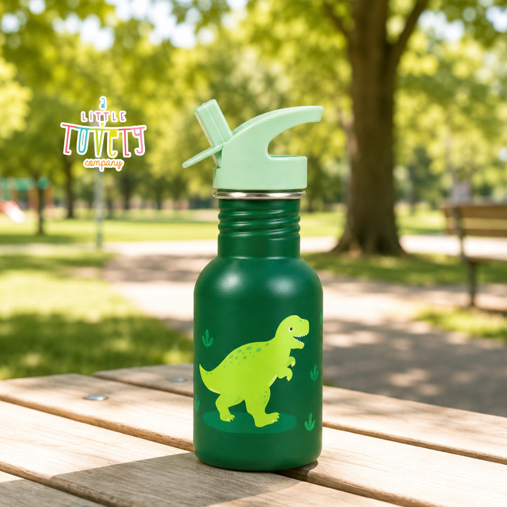 A Little Lovely Company Μπουκάλι από Ανοξείδωτο Ατσάλι 350ml – Dinosaur