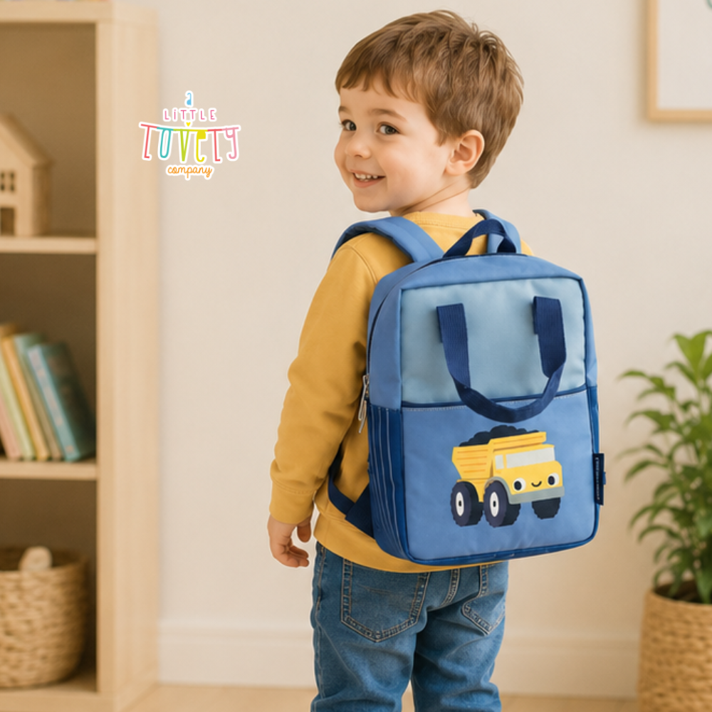 A little lovely company: Tσάντα πλάτης -παιδικού σταθμού - Dump truck - Image 5