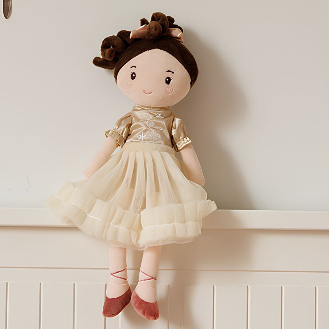 BabyOno: Βελούδινη παιδική κούκλα Polly 31 εκατ.-Παιχνίδι αγκαλιάς - Image 3