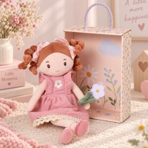 BabyOno: Βελούδινη παιδική κούκλα Lily 31 εκατ.-Παιχνίδι αγκαλιάς